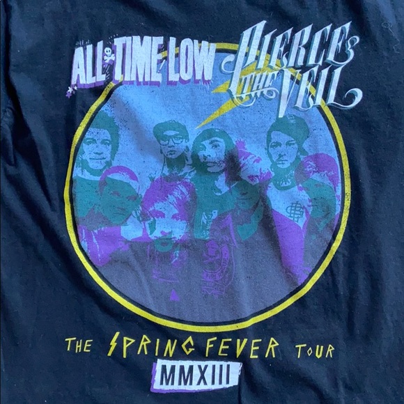 All Time Low / Pierce The Veil Concert T Shirt - Picture 3 of 6